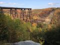 Kinzua Sky Walk (side view, wide angle) - Autumn - Mt. Jewett, PA