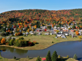 Smethport, PA  (aerial view) - Autumn