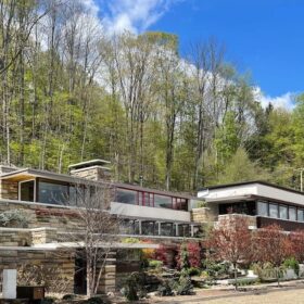 Historic Lynn Hall - front walkway