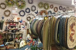 Interior showing a variety of items on display