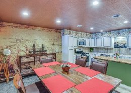 Kitchen and dining area