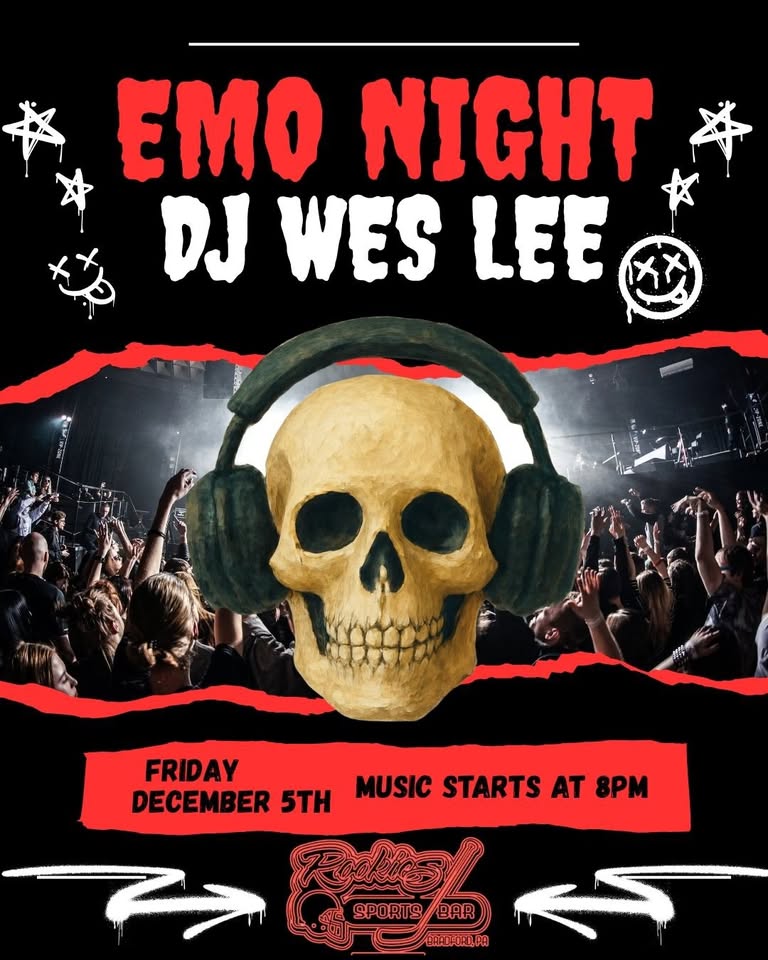 Emo Night with DJ Wes Lee🖤 - Allegheny National Forest Visitors