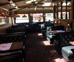 Interior of restaurant